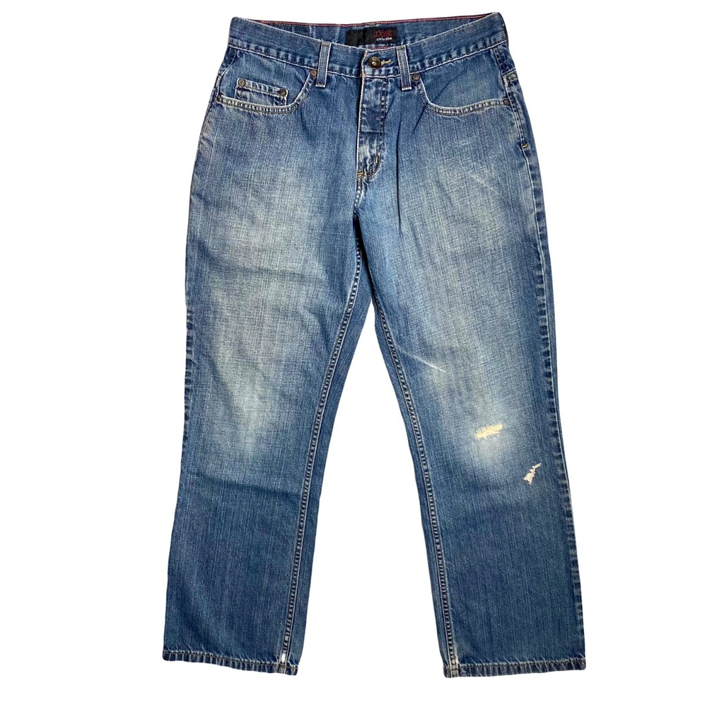 Y2K Anchor Blue Loose Fit Jeans